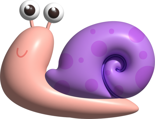 3D Cute Snail